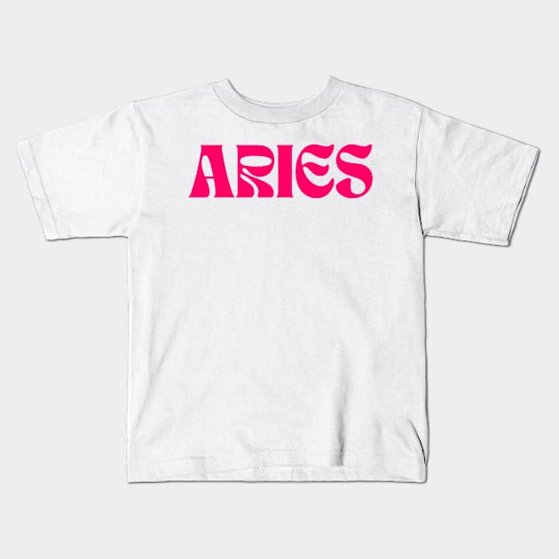 Aries Kids T-Shirt by w3stuostw50th